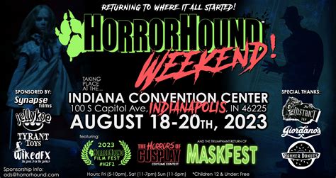 We have tickets to meet every budget for the. . Horrorhound weekend 2023